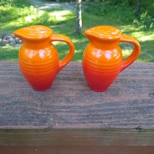 Le Creuset Stoneware Salt Shaker Jug Orange